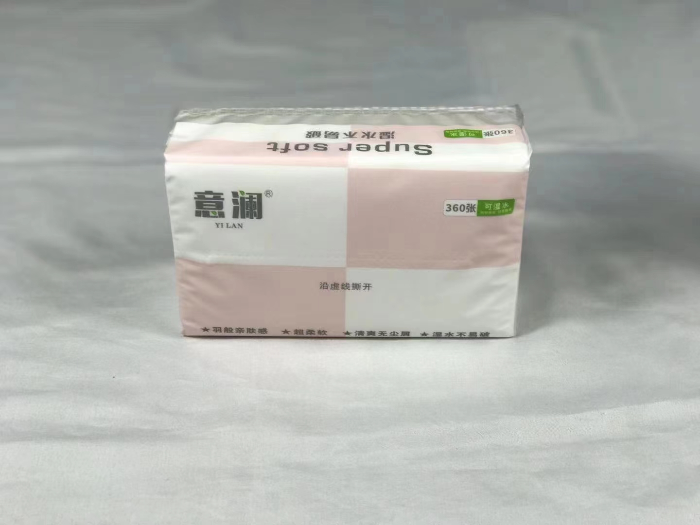 意澜 3673 软包抽取式面纸  210*105*60 白色 360张/包 可湿水