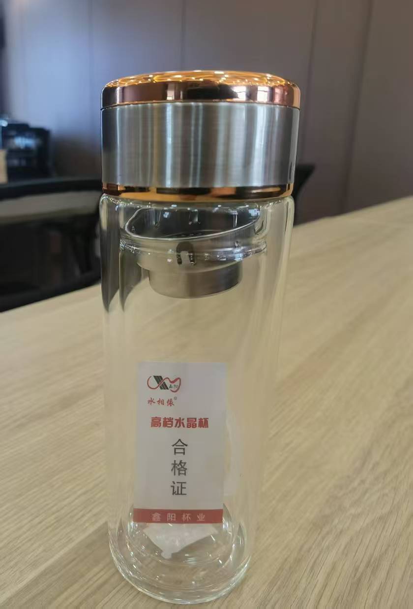 青苹果/QINGPINGGUO BLKDL5 杯  不锈钢杯盖 玻璃杯体